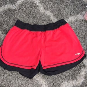 Small Champion Neon Pink & Gray Shorts